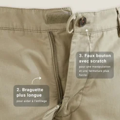 Jules Bermuda cargo pour personne à mobilité réduite- Short & Bermuda