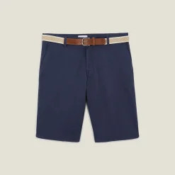 Jules Bermuda chino uni avec ceinture- Short & Bermuda