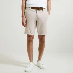 Jules Bermuda chino uni avec ceinture- Short & Bermuda