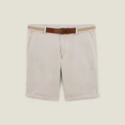 Jules Bermuda chino uni avec ceinture- Short & Bermuda