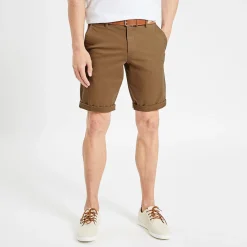 Jules Bermuda chino uni avec ceinture- Short & Bermuda