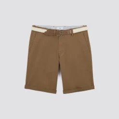 Jules Bermuda chino uni avec ceinture- Short & Bermuda