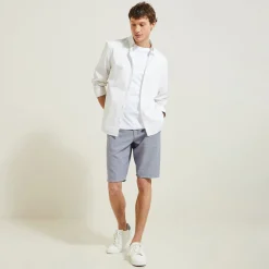 Jules Bermuda uni en coton lin- Short & Bermuda