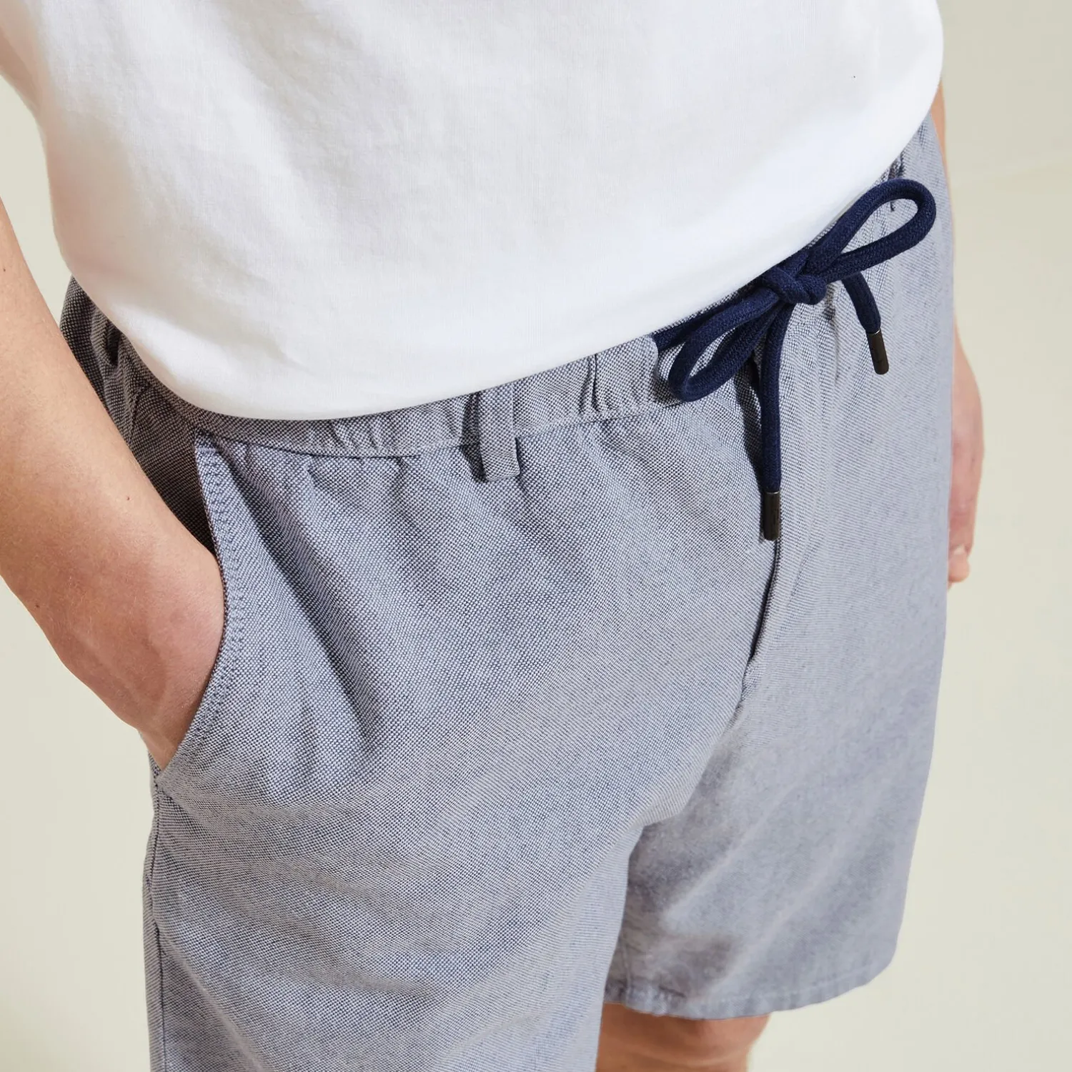 Jules Bermuda uni en coton lin- Short & Bermuda