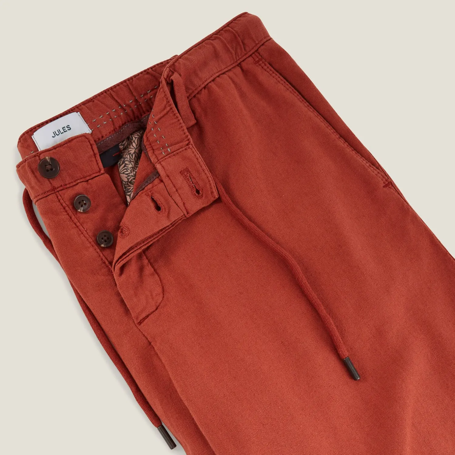 Jules Bermuda uni en coton lin- Short & Bermuda