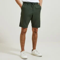 Jules Bermuda uni en coton lin- Short & Bermuda