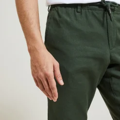 Jules Bermuda uni en coton lin- Short & Bermuda