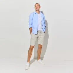 Jules Bermuda uni en coton lin- Short & Bermuda