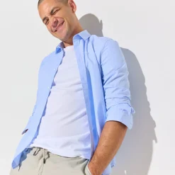 Jules Bermuda uni en coton lin- Short & Bermuda