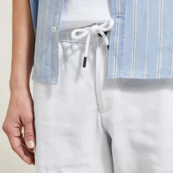 Jules Bermuda uni en coton lin- Short & Bermuda