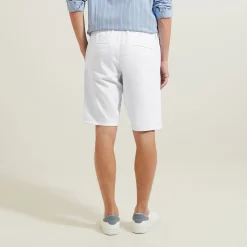 Jules Bermuda uni en coton lin- Short & Bermuda