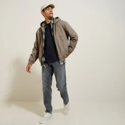 Jules Blouson à capuche en coton- Manteau & Blouson