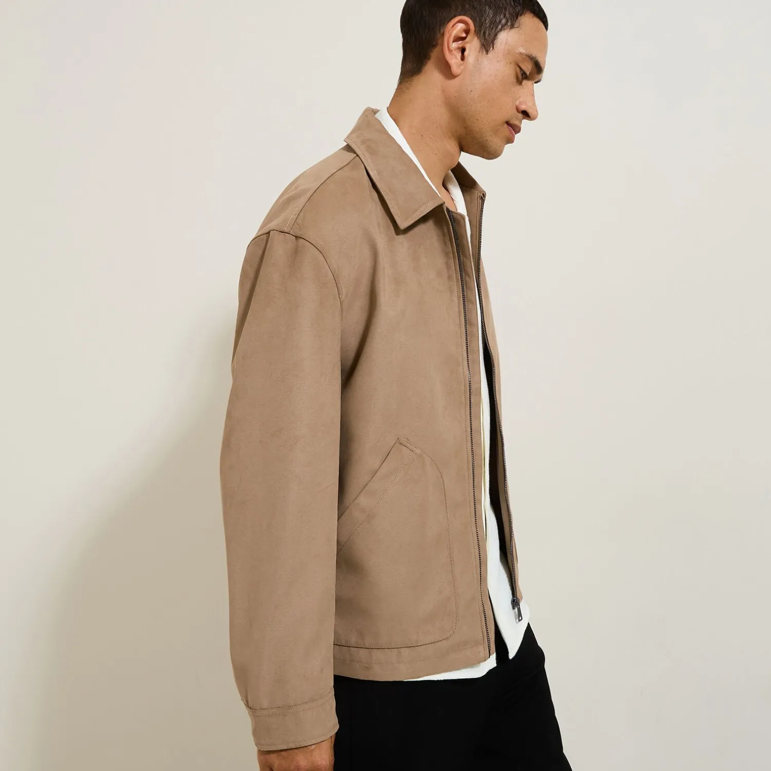 Jules Blouson aspect velours col chemise- Smart Casual|Manteau & Blouson