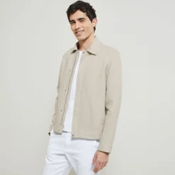 Jules Blouson en lin col chemise- Manteau & Blouson