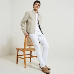 Jules Blouson en lin col chemise- Manteau & Blouson