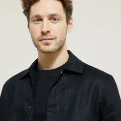 Jules Blouson en lin col chemise- Manteau & Blouson
