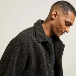 Jules Blouson en sherpa col chemise- Manteau & Blouson
