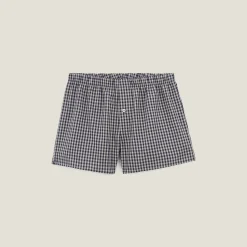 Jules Caleçon à carreaux en coton- Caleçon