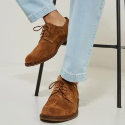 Jules Chaussures derby en croûte de cuir suédé- Smart Casual|Collection Mariage