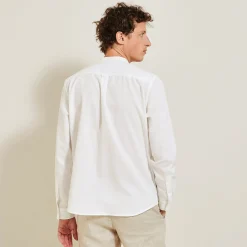 Jules Chemise en coton col mao- Chemise