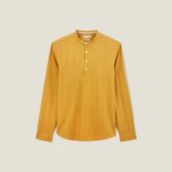 Jules Chemise en coton col mao- Chemise