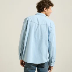 Jules Chemise en coton denim western- Chemise