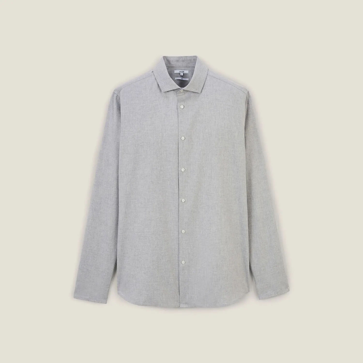 Jules Chemise en coton flanelle slim- Smart Casual|Chemise Formelle
