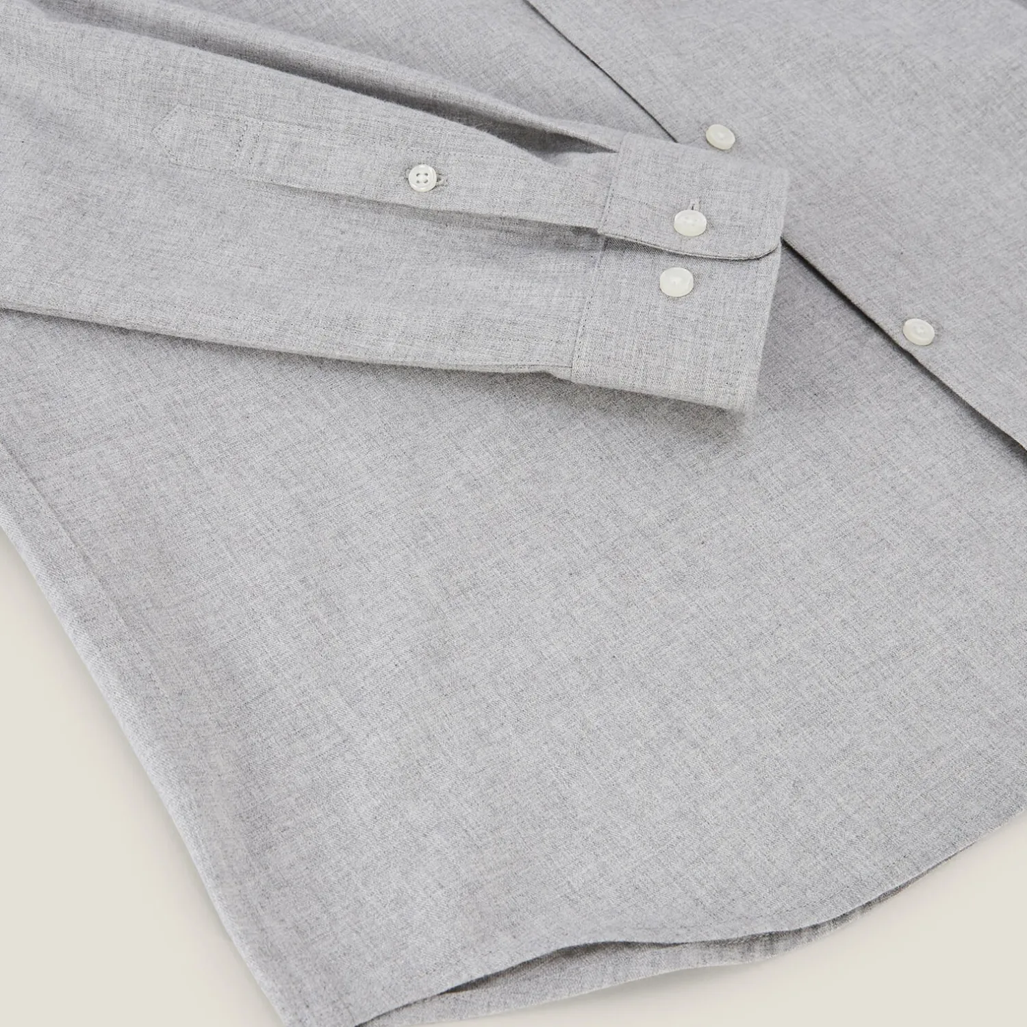 Jules Chemise en coton flanelle slim- Smart Casual|Chemise Formelle