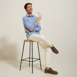 Jules Chemise en coton flanelle slim- Smart Casual|Chemise Formelle