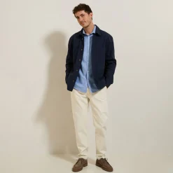 Jules Chemise en coton flanelle slim- Smart Casual|Chemise Formelle