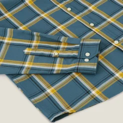 Jules Chemise en coton flanelle à carreaux- Chemise