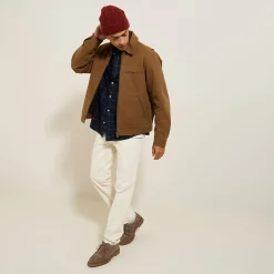 Jules Chemise en coton flanelle à carreaux- Chemise