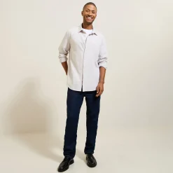 Jules Chemise en coton flanelle col classique- Chemise