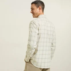 Jules Chemise en coton flanelle à carreaux- Chemise