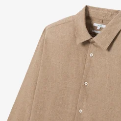 Jules Chemise en coton flanelle col classique- Chemise