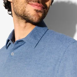 Jules Chemise en coton flanelle col classique- Chemise