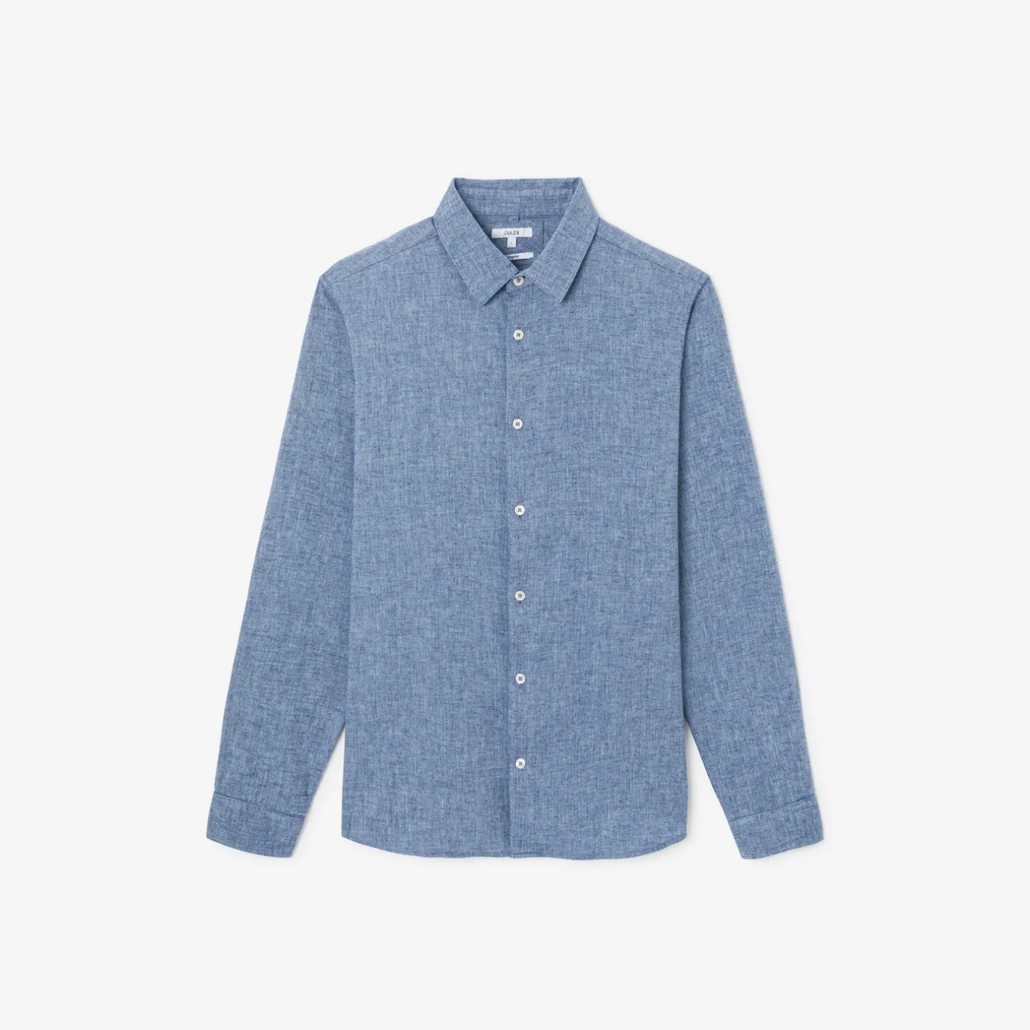 Jules Chemise en coton flanelle col classique- Chemise