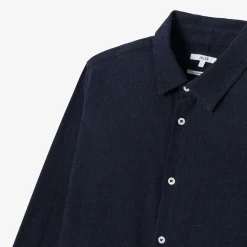 Jules Chemise en coton flanelle col classique- Chemise