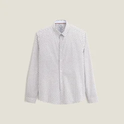 Jules Chemise en coton imprimé géométrique- Chemise Formelle|Chemise