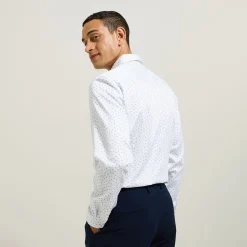 Jules Chemise en coton imprimé géométrique- Chemise Formelle|Chemise