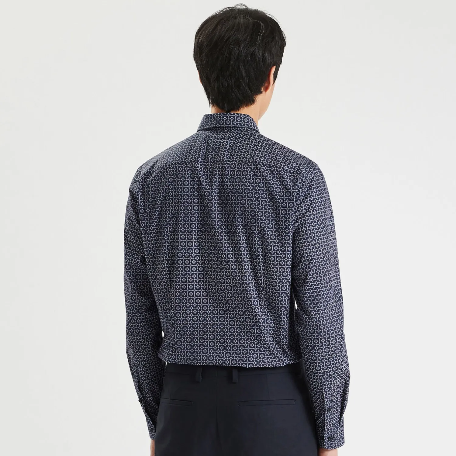 Jules Chemise en coton imprimé géométrique- Chemise Formelle|Chemise