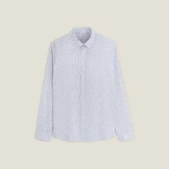 Jules Chemise en coton imprimé géométrique- Smart Casual|Chemise Formelle