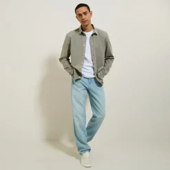 Jules Chemise en coton lyocell col boutonné- Chemise