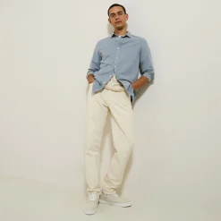 Jules Chemise en coton lyocell col boutonné- Chemise