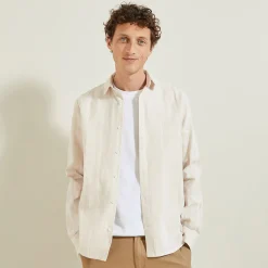 Jules Chemise en coton matière texturée- Chemise