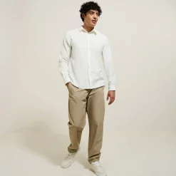 Jules Chemise en coton piqué unie- Chemise