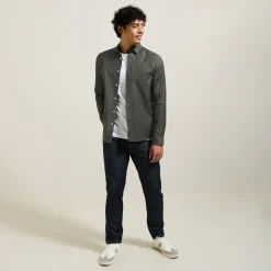 Jules Chemise en coton piqué unie- Chemise