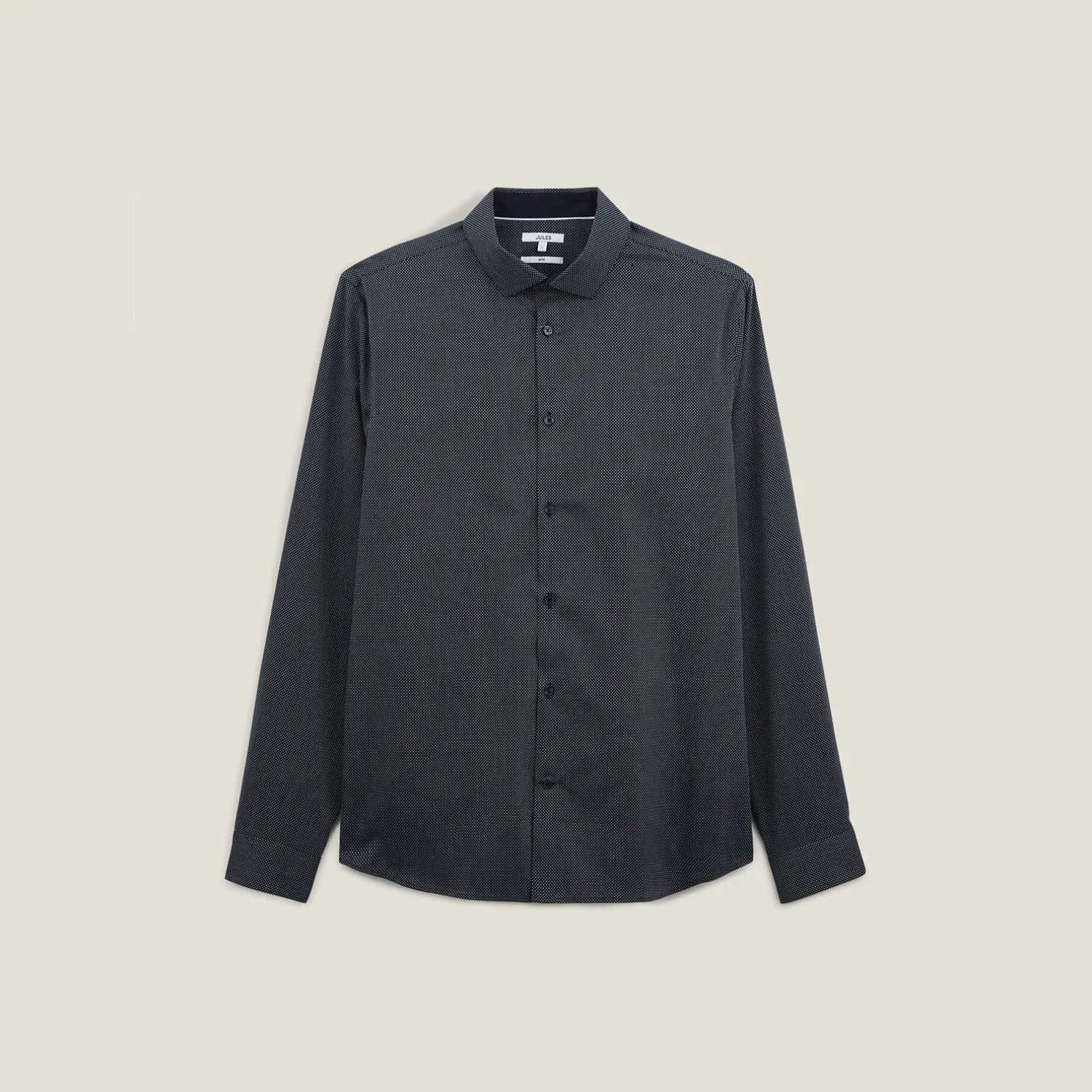 Jules Chemise en coton sans repassage micro point- Collection Mariage|Chemise Repassage Facile