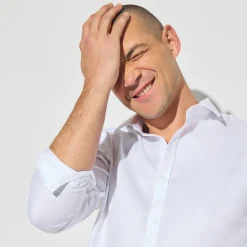 Jules Chemise en coton unie- Collection Mariage|Chemise Formelle