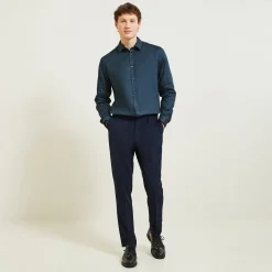 Jules Chemise en coton unie- Collection Mariage|Chemise Formelle